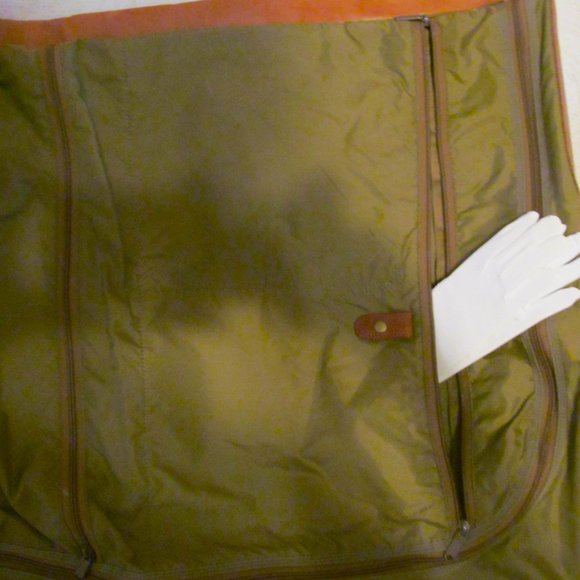 HARTMANN GARMENT BAG CARRY ON LUGGAGE LEATHER 4 SUITER EXTRA PACKING SPACE. - Picture 10 of 16